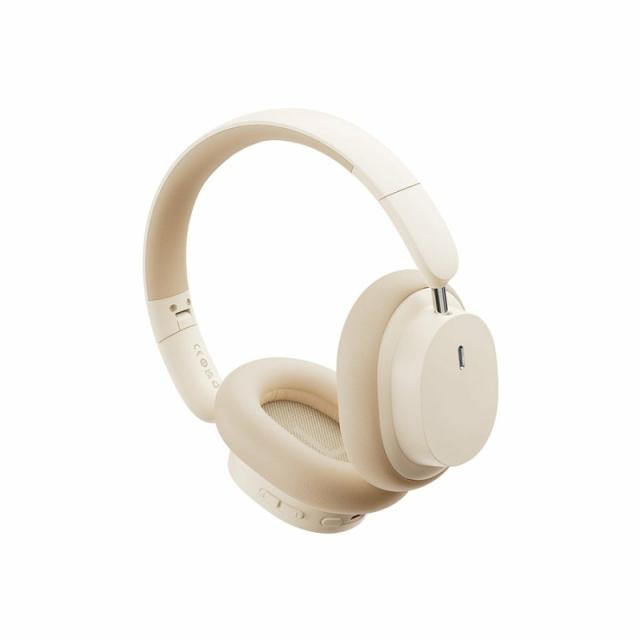 Baseus - Bowie D05 Auriculares Inalámbrico y alámbrico Diadema Llamadas/Música USB Tipo C Bluetooth Blanco