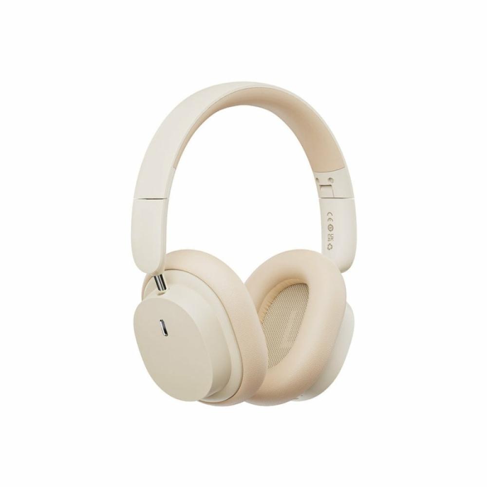 Baseus - Bowie D05 Auriculares Inalámbrico y alámbrico Diadema Llamadas/Música USB Tipo C Bluetooth Blanco