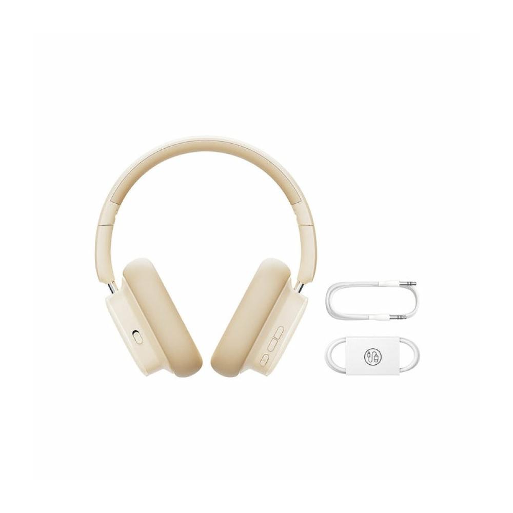 Baseus - Bowie H1i Auriculares Inalámbrico Diadema Llamadas/Música USB Tipo C Bluetooth Blanco
