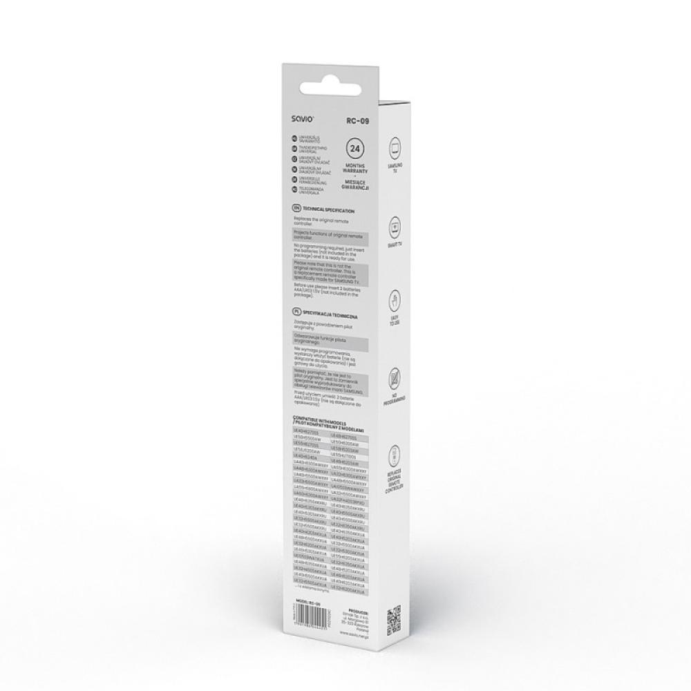 Savio - RC-09 do TV Samsung - Smart TV mando a distancia IR inalámbrico Botones