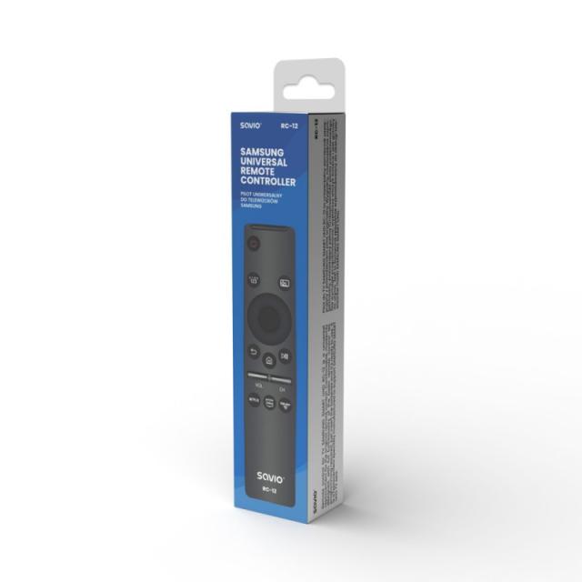 Savio - RC-12 remote control IR Wireless TV Press buttons mando a distancia IR inalámbrico Botones