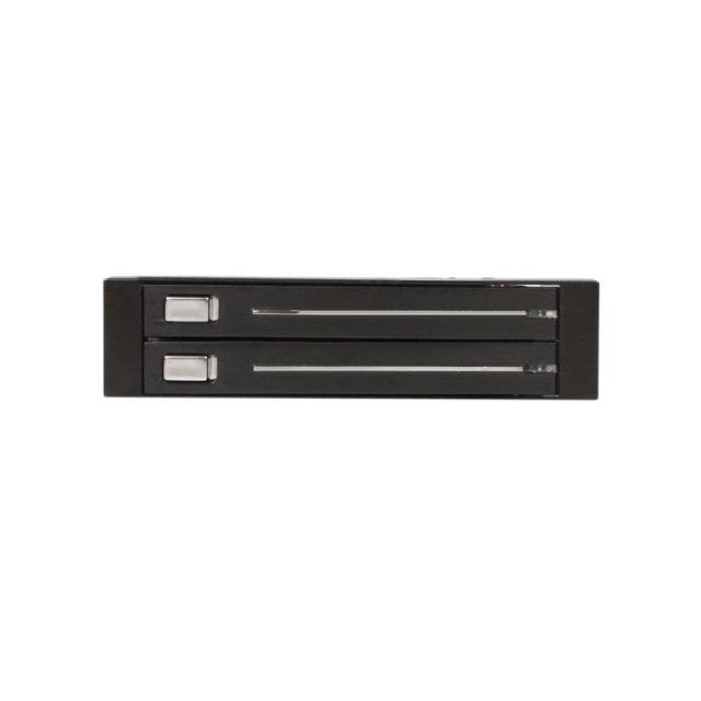 StarTech.com - Rack Móvil Backplane de 2 Discos Duros HDD SATA 2,5" Pulgadas sin Bandeja Bahía 3,5"