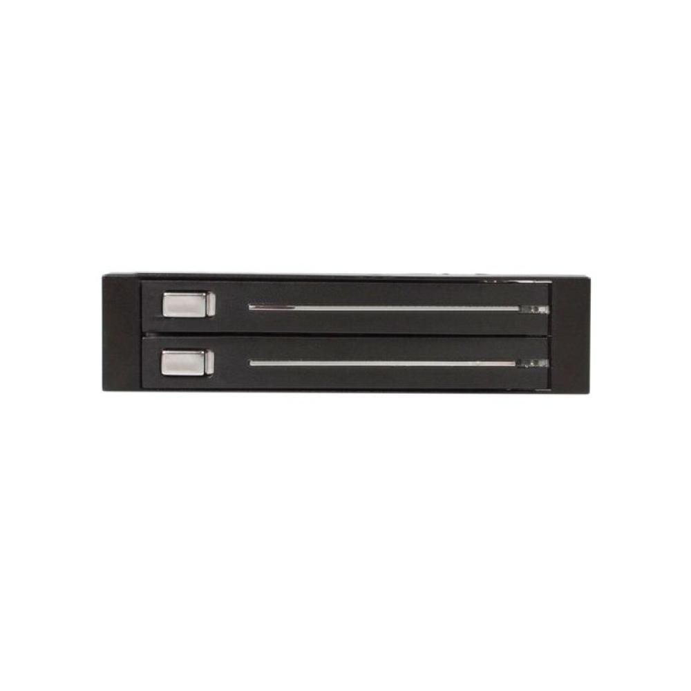 StarTech.com - Rack Móvil Backplane de 2 Discos Duros HDD SATA 2,5" Pulgadas sin Bandeja Bahía 3,5"
