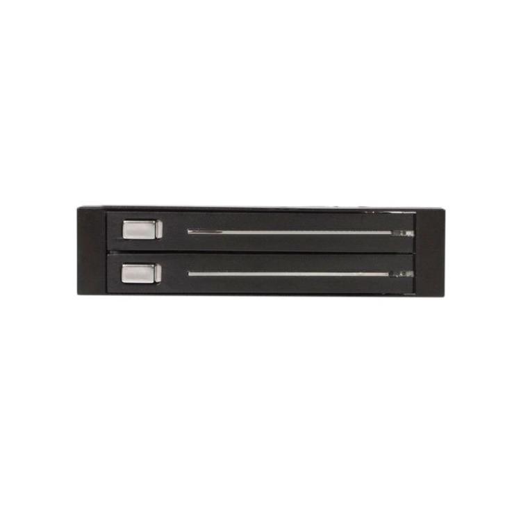 StarTech.com - Rack Móvil Backplane de 2 Discos Duros HDD SATA 2,5" Pulgadas sin Bandeja Bahía 3,5"