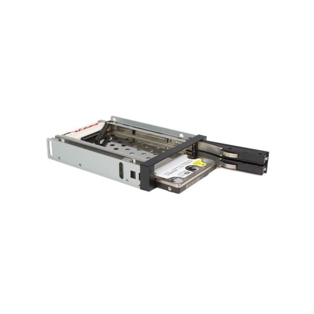 StarTech.com - Rack Móvil Backplane de 2 Discos Duros HDD SATA 2,5" Pulgadas sin Bandeja Bahía 3,5"