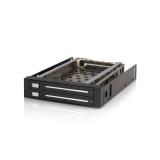 StarTech.com - Rack Móvil Backplane de 2 Discos Duros HDD SATA 2,5" Pulgadas sin Bandeja Bahía 3,5"