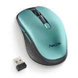 NGS - EVO RUST ratón Oficina mano derecha RF inalámbrico Óptico 1600 DPI - NGS-MOUSE-1215