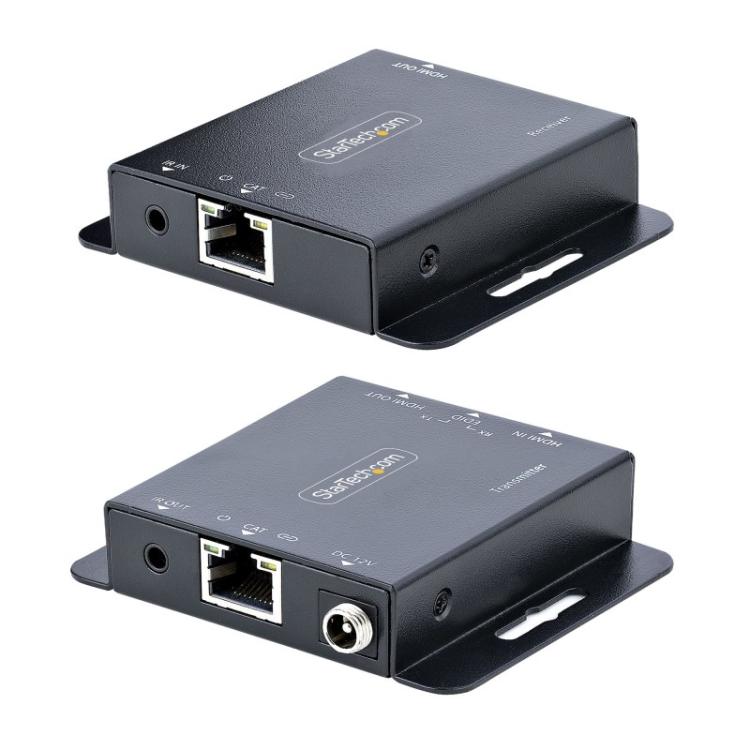 StarTech.com - Extensor HDMI por CAT5/CAT6, 4K de 30Hz, para 39m o 1080p para 70m, Alargador HDMI, Juego Transmisor y Receptor P