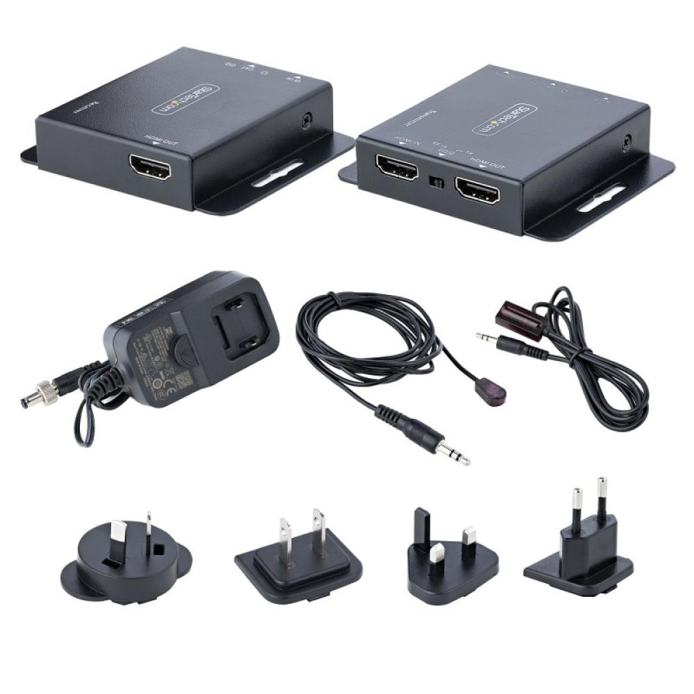 StarTech.com - Extensor HDMI por CAT5/CAT6, 4K de 30Hz, para 39m o 1080p para 70m, Alargador HDMI, Juego Transmisor y Receptor P