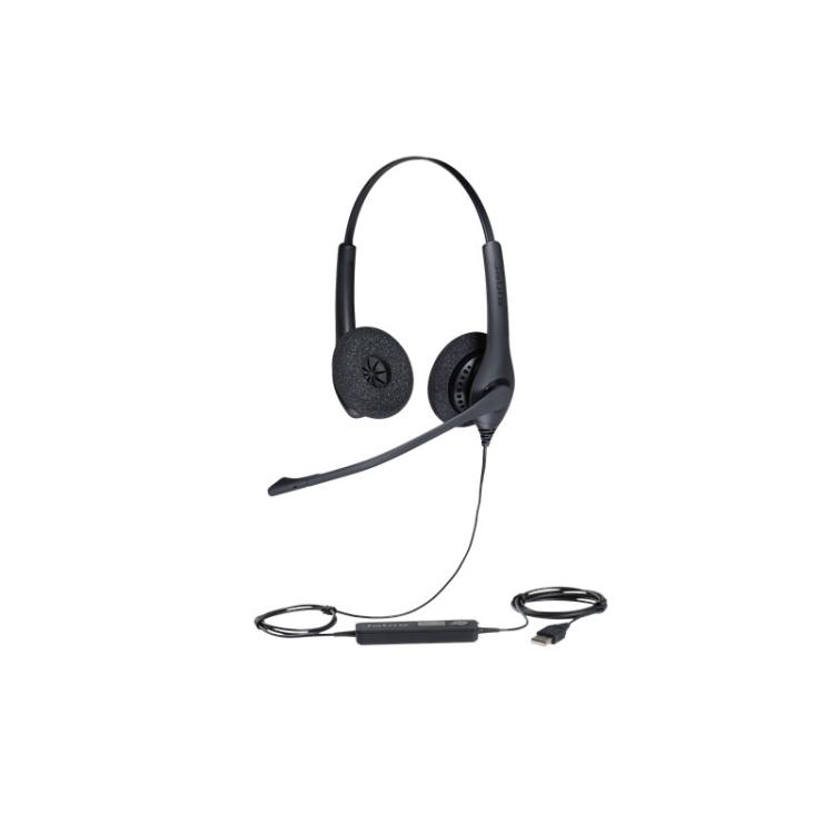 Jabra - Biz 1500 Auriculares Alámbrico Diadema Oficina/Centro de llamadas USB tipo A Bluetooth Negro