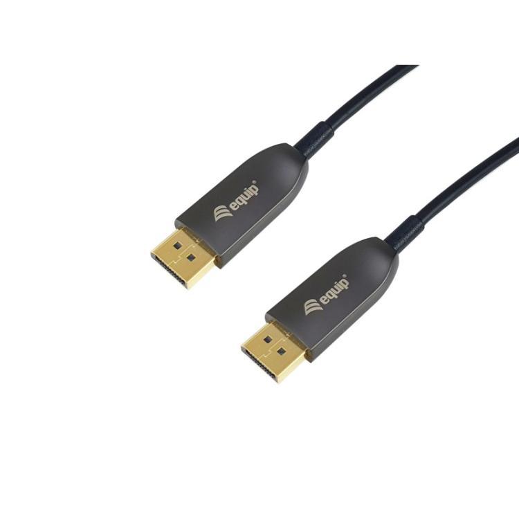 Equip - 119443 Cable óptico activo DisplayPort 1.4, 30 m, 8K/60 Hz