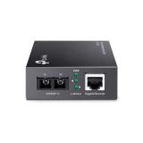 TP-Link - MC210CS convertidor de medio 1000 Mbit/s 1310 nm Monomodo Negro - MC210CS V1