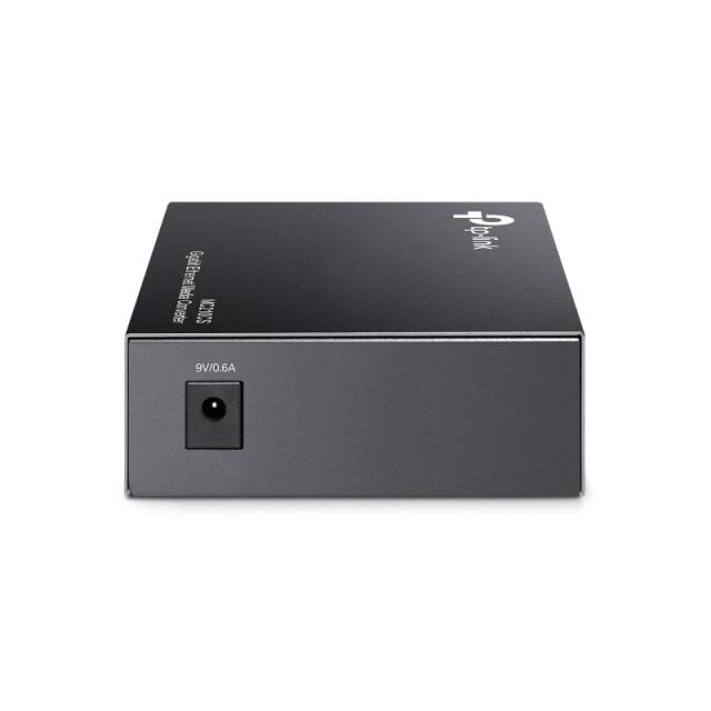 TP-Link - MC210CS convertidor de medio 1000 Mbit/s 1310 nm Monomodo Negro - MC210CS V1