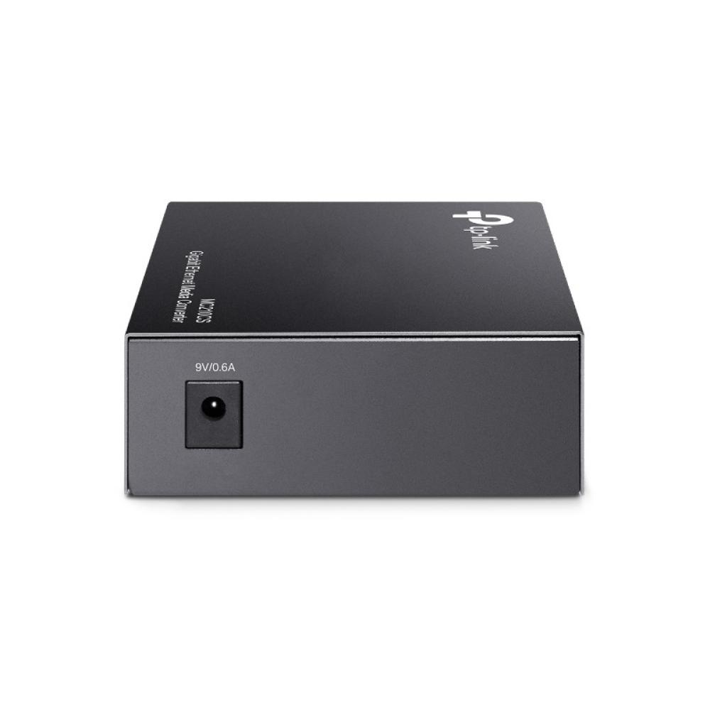 TP-Link - MC210CS convertidor de medio 1000 Mbit/s 1310 nm Monomodo Negro - MC210CS V1