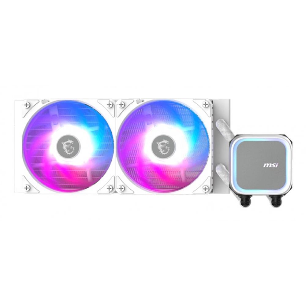 MSI - MAG Coreliquid A13 240 WHITE Placa base, Procesador Sistema de refrigeración líquida todo en uno 12 cm Blanco 1 pieza(s)