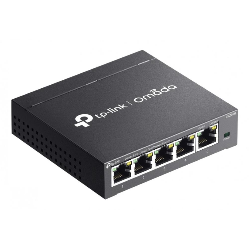 TP-Link - Omada ES205G switch Gestionado Gigabit Ethernet (10/100/1000) Negro