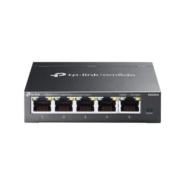 TP-Link - Omada ES205G switch Gestionado Gigabit Ethernet (10/100/1000) Negro