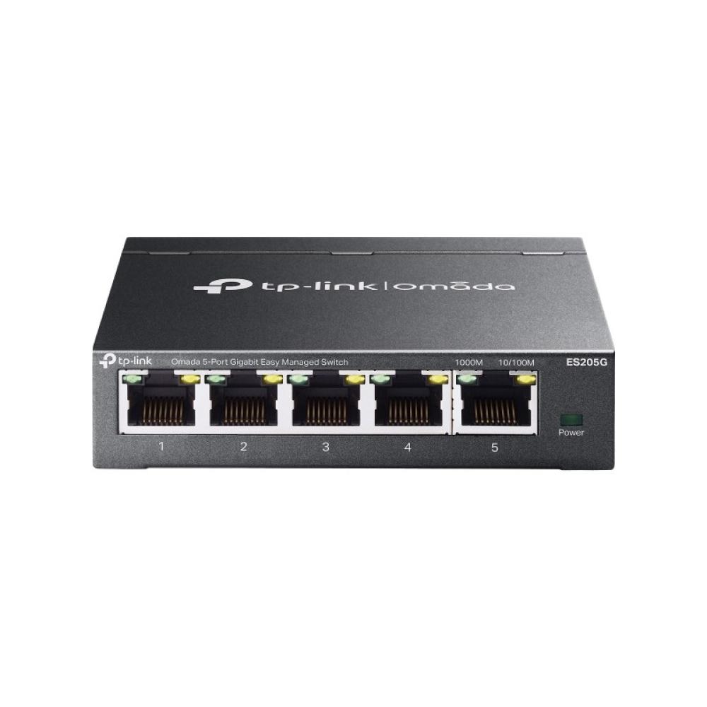 TP-Link - Omada ES205G switch Gestionado Gigabit Ethernet (10/100/1000) Negro
