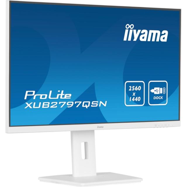 iiyama - G-MASTER XUB2797QSN-W2 pantalla para PC 68,6 cm (27") 2560 x 1440 Pixeles Quad HD LED Blanco