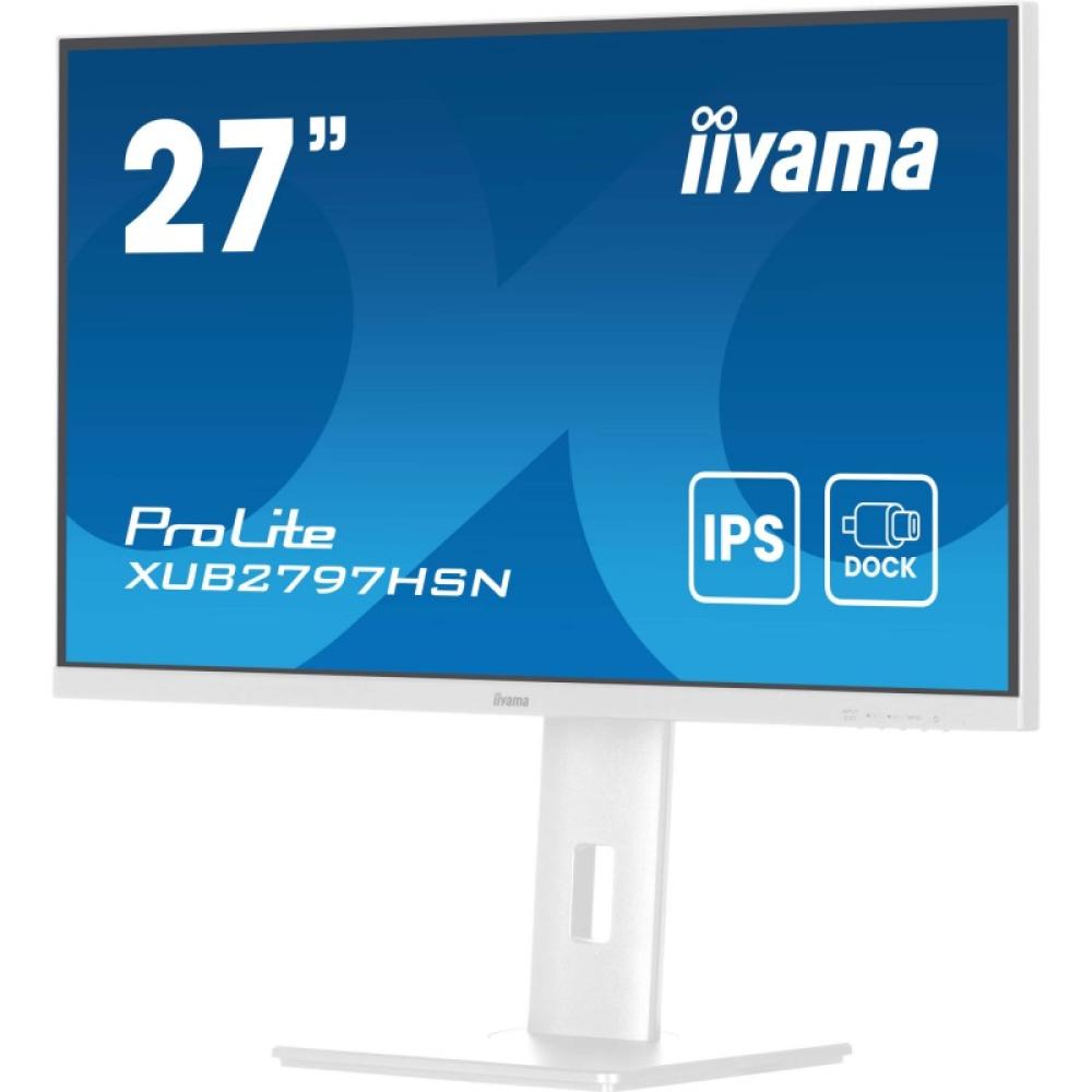 iiyama - ProLite XUB2797HSN-W2 pantalla para PC 68,6 cm (27") 1920 x 1080 Pixeles Full HD LED Blanco