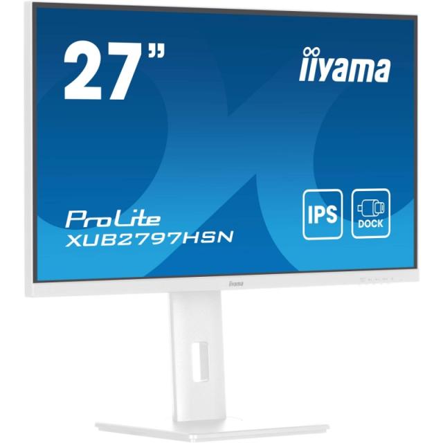 iiyama - ProLite XUB2797HSN-W2 pantalla para PC 68,6 cm (27") 1920 x 1080 Pixeles Full HD LED Blanco