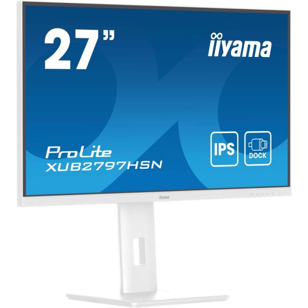 iiyama - ProLite XUB2797HSN-W2 pantalla para PC 68,6 cm (27") 1920 x 1080 Pixeles Full HD LED Blanco