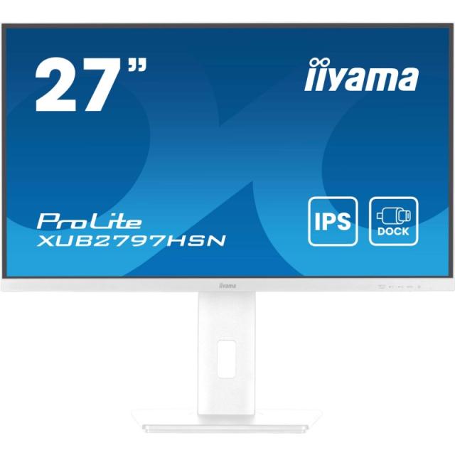iiyama - ProLite XUB2797HSN-W2 pantalla para PC 68,6 cm (27") 1920 x 1080 Pixeles Full HD LED Blanco