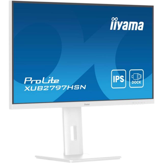 iiyama - ProLite XUB2797HSN-W2 pantalla para PC 68,6 cm (27") 1920 x 1080 Pixeles Full HD LED Blanco