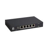 LevelOne - GEU-0525 switch No administrado 2.5G Ethernet (100/1000/2500) Negro