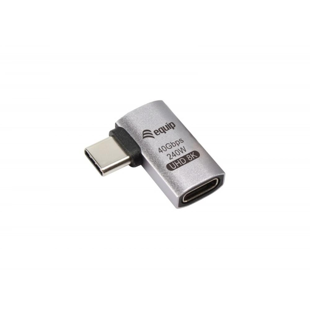 Equip - Adaptador USB 4 C a C, 40Gbps, PD 240W, paquete de 3