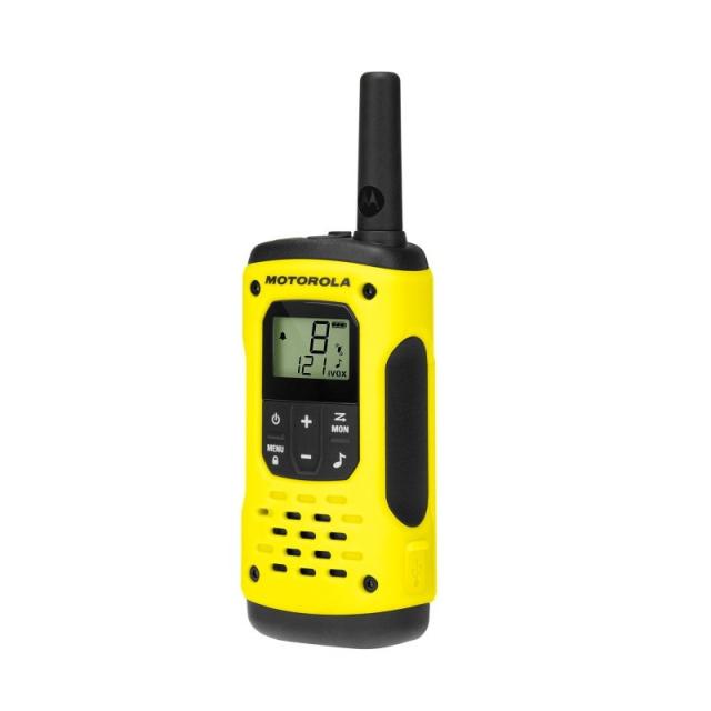 Motorola - Talkabout T92 H2O two-way radios 16 canales 446.00625 - 446.19375 MHz Negro, Amarillo