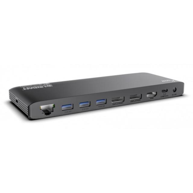 Urban Factory - TCD49UF base para portátil y replicador de puertos USB Tipo C Negro