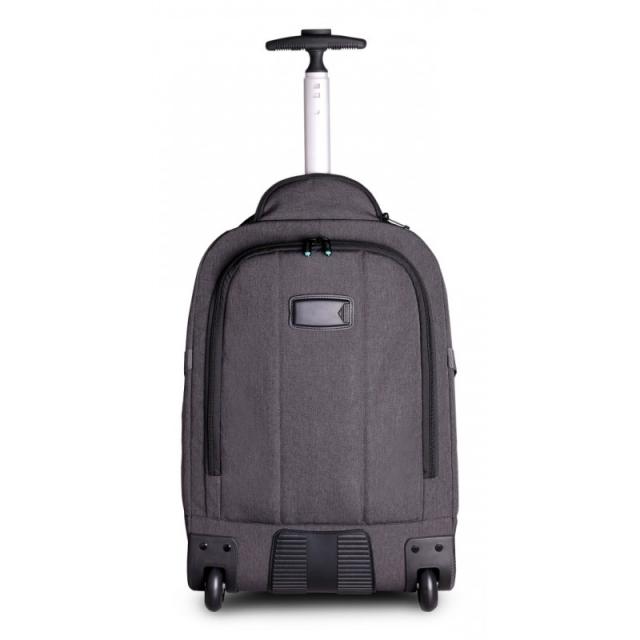 Urban Factory - TPE15UF mochila Mochila de viaje Gris Tereftalato de polietileno reciclado (rPET)