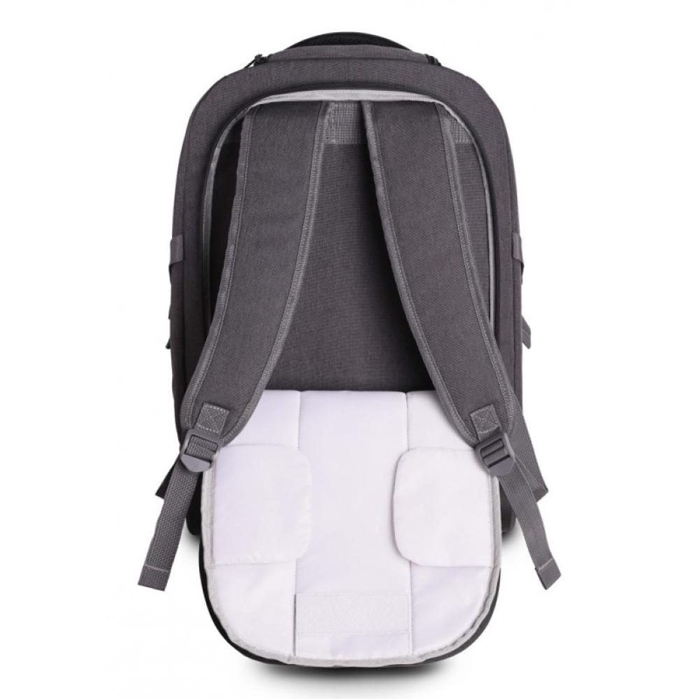 Urban Factory - TPE15UF mochila Mochila de viaje Gris Tereftalato de polietileno reciclado (rPET)