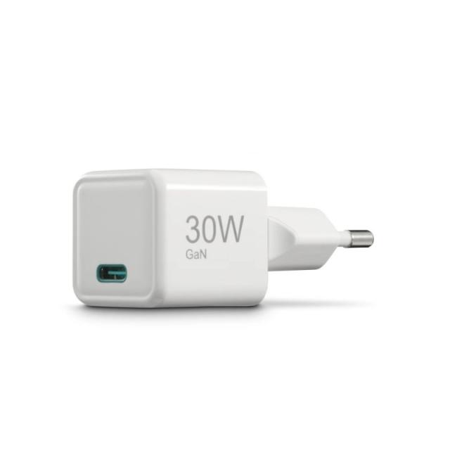 Hama - 00201982 cargador de dispositivo móvil Smartphone, Tableta Blanco Corriente alterna Carga rápida Interior