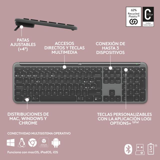 Logitech - Signature Slim Combo MK950 - 920-012486