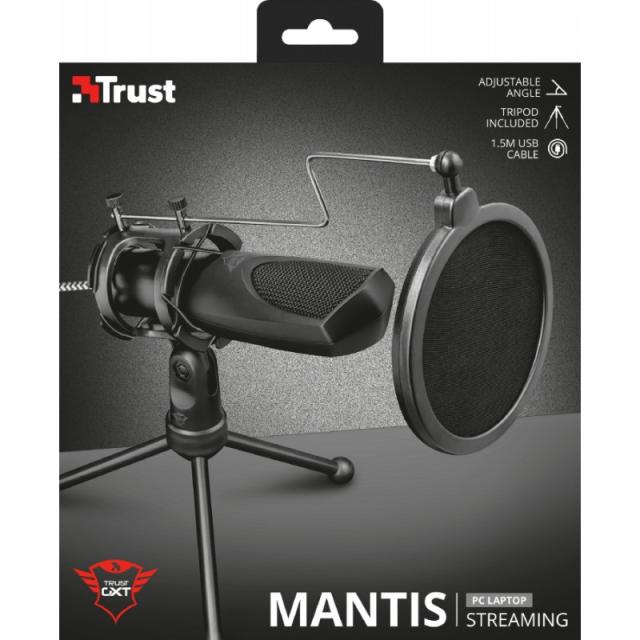 Trust - GXT 232 Mantis Negro Micrófono para PC