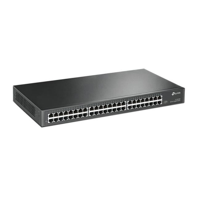TP-Link - TL-SG1048 switch No administrado Gigabit Ethernet (10/100/1000) 1U Negro