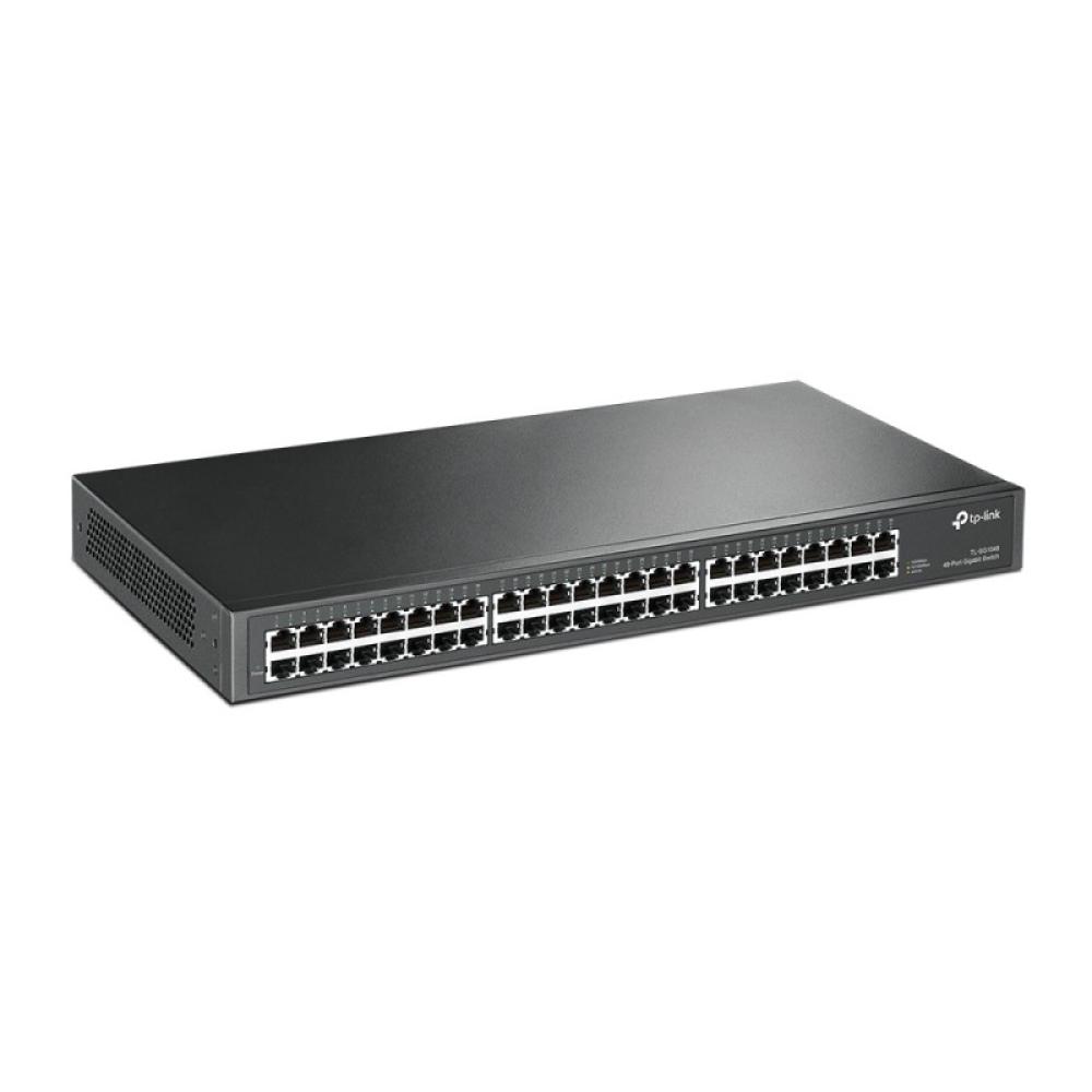 TP-Link - TL-SG1048 switch No administrado Gigabit Ethernet (10/100/1000) 1U Negro