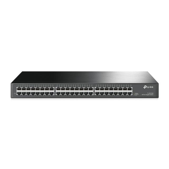 TP-Link - TL-SG1048 switch No administrado Gigabit Ethernet (10/100/1000) 1U Negro