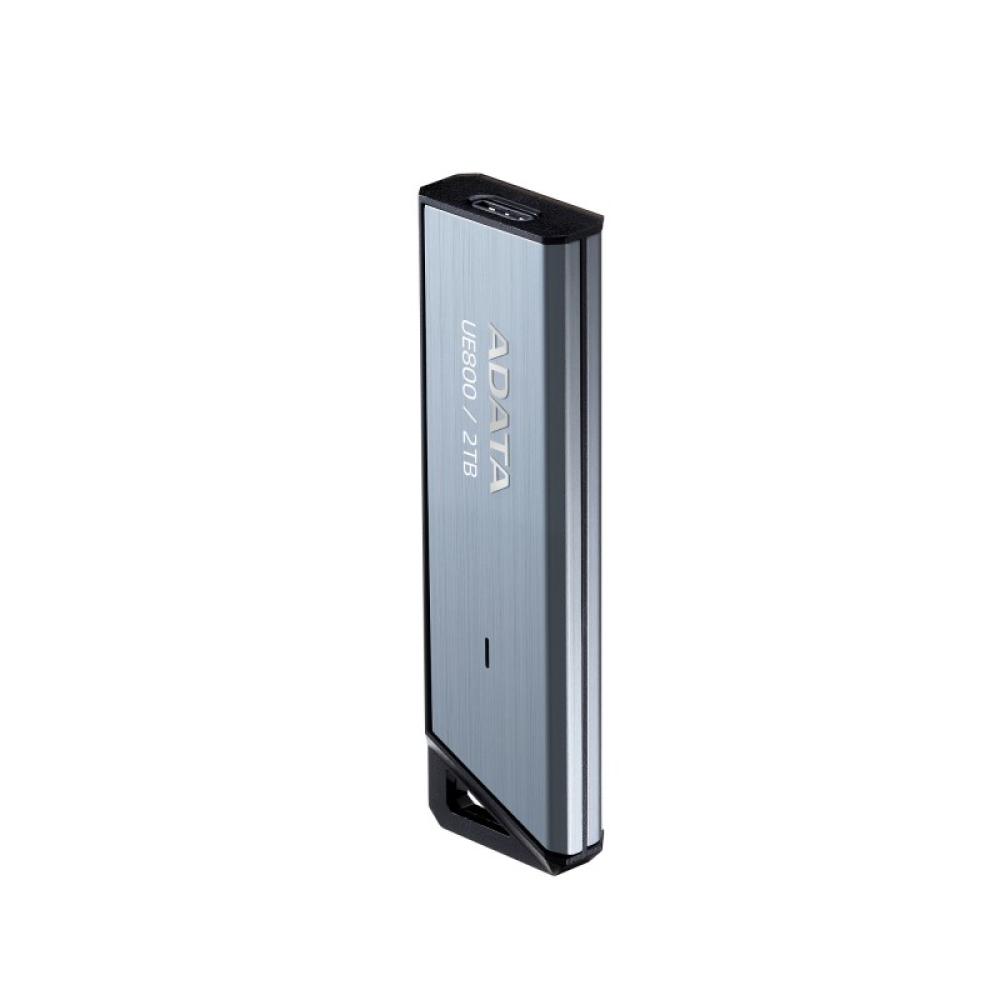 ADATA - AELI-UE800-2T-CSG unidad flash USB 2 TB USB Tipo C 3.2 Gen 2 (3.1 Gen 2) Plata