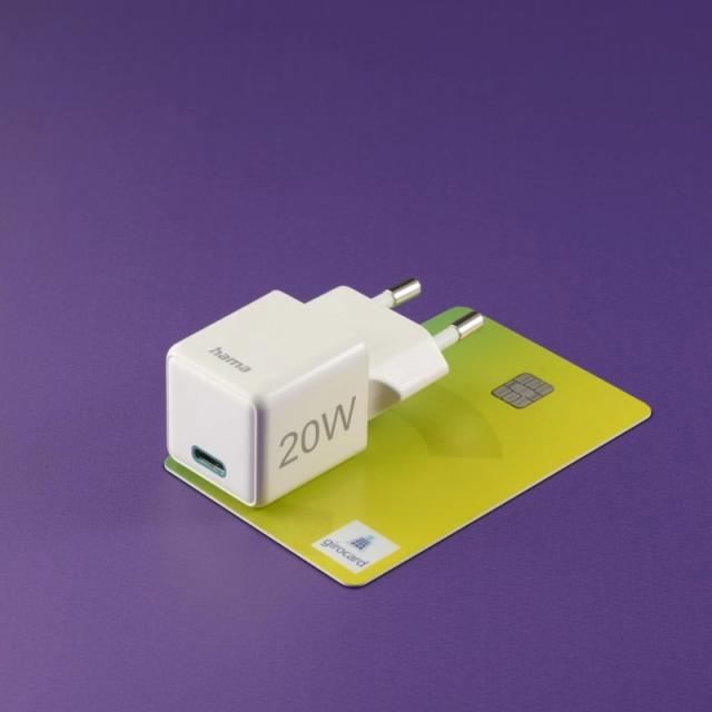 Hama - 00201980 cargador de dispositivo móvil Smartphone Blanco Corriente alterna Carga rápida Interior