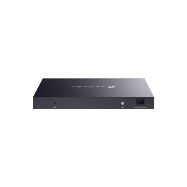 TP-Link - Omada SG3428XMPP switch Gestionado L2+ Gigabit Ethernet (10/100/1000) Energía sobre Ethernet (PoE) 1U Negro