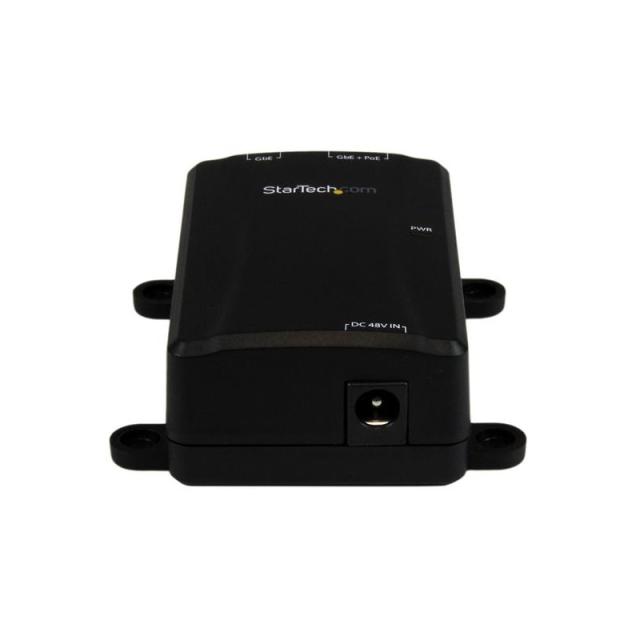 StarTech.com - Inyector PoE+ Midspan de 1 Puerto Gigabit - 802.3at y 802.3af