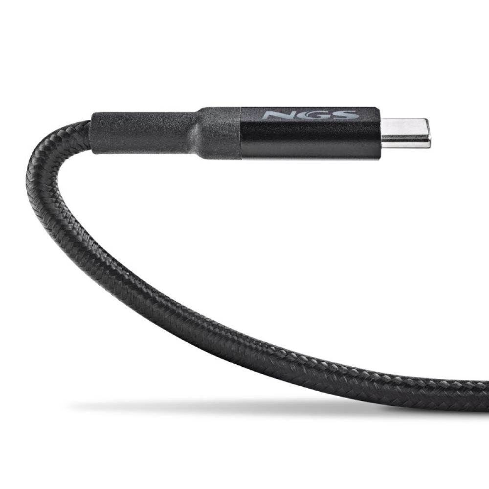 NGS - KNOT 65W-2 cable USB USB 2.0 2 m USB C Negro