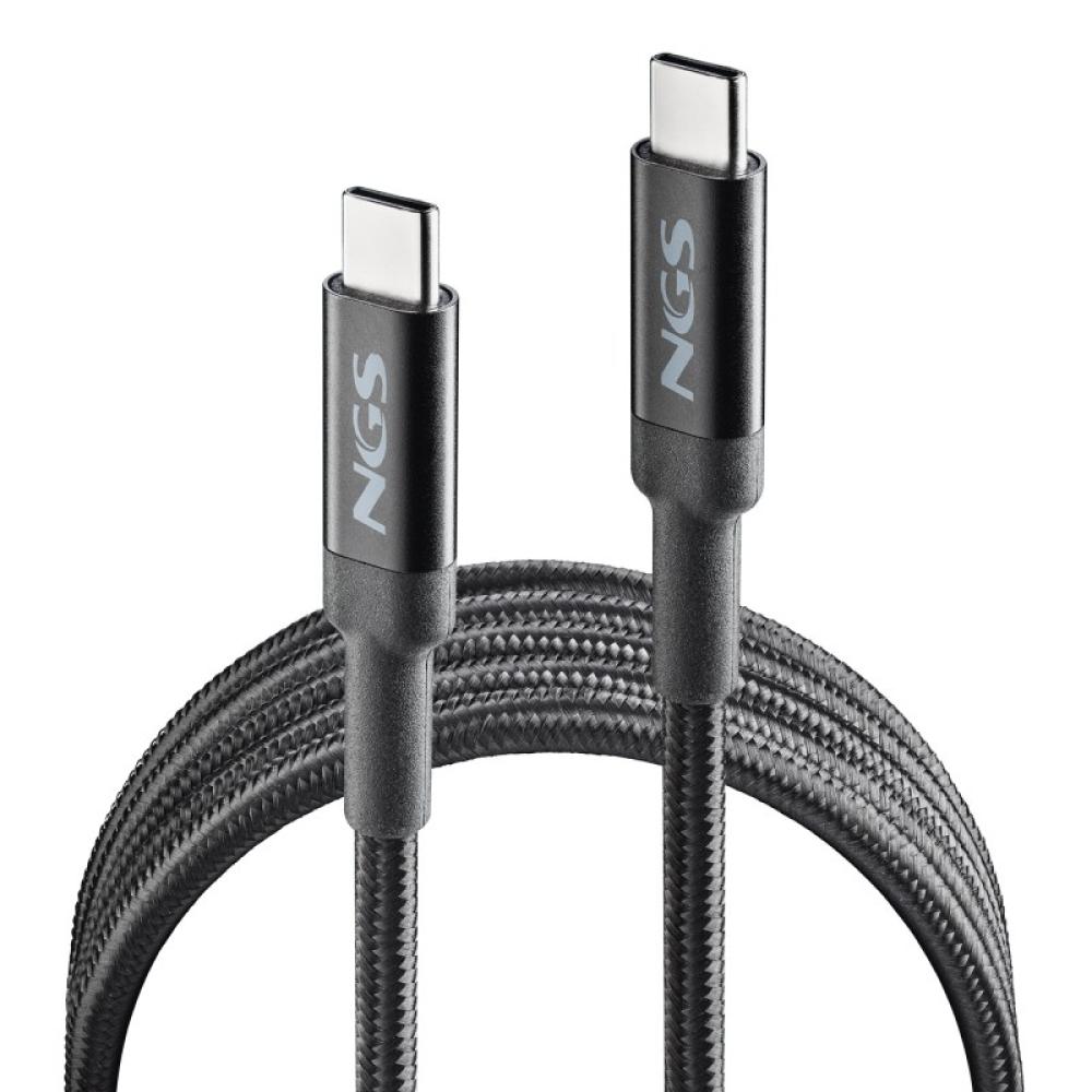 NGS - KNOT 65W-2 cable USB USB 2.0 2 m USB C Negro