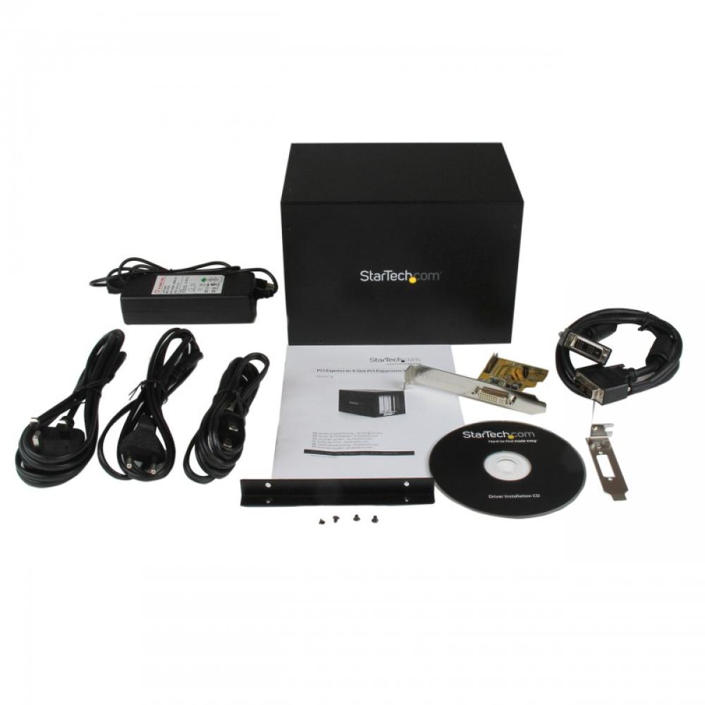 StarTech.com - Caja de expansión externa PCI Express PCI-e a 4 ranuras PCI