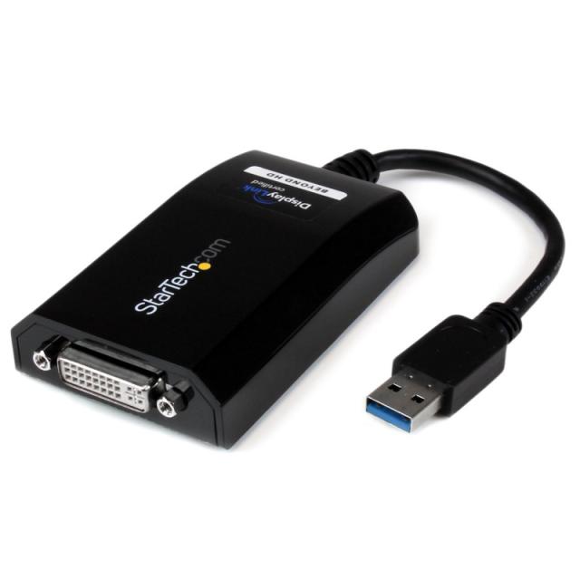 StarTech.com - Cable Adaptador USB 3.0 a DVI / VGA - 2048x1152 - Adaptador Gráfico Externo de Vídeo - Convertidor Externo de Víd