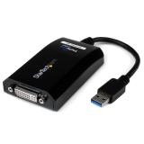 StarTech.com - Cable Adaptador USB 3.0 a DVI / VGA - 2048x1152 - Adaptador Gráfico Externo de Vídeo - Convertidor Externo de Víd