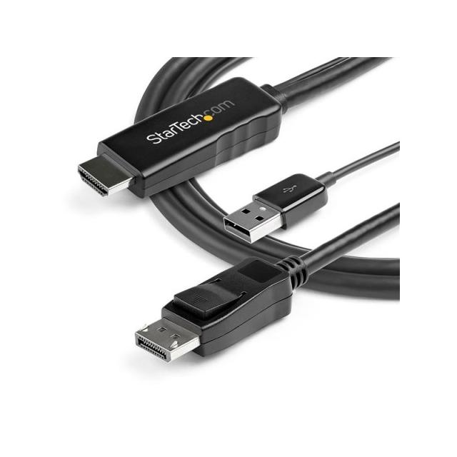 StarTech.com - Cable de 3m HDMI a DisplayPort - 4K 30Hz